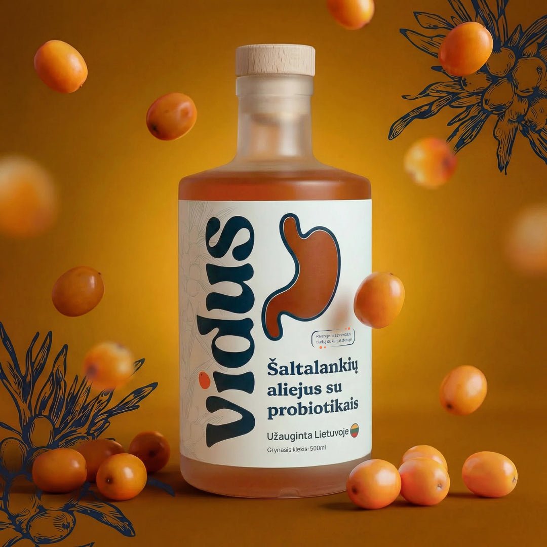 Probiotinis šaltalankių aliejus: Virškinimui ir imunitetui - tavovidus.lt