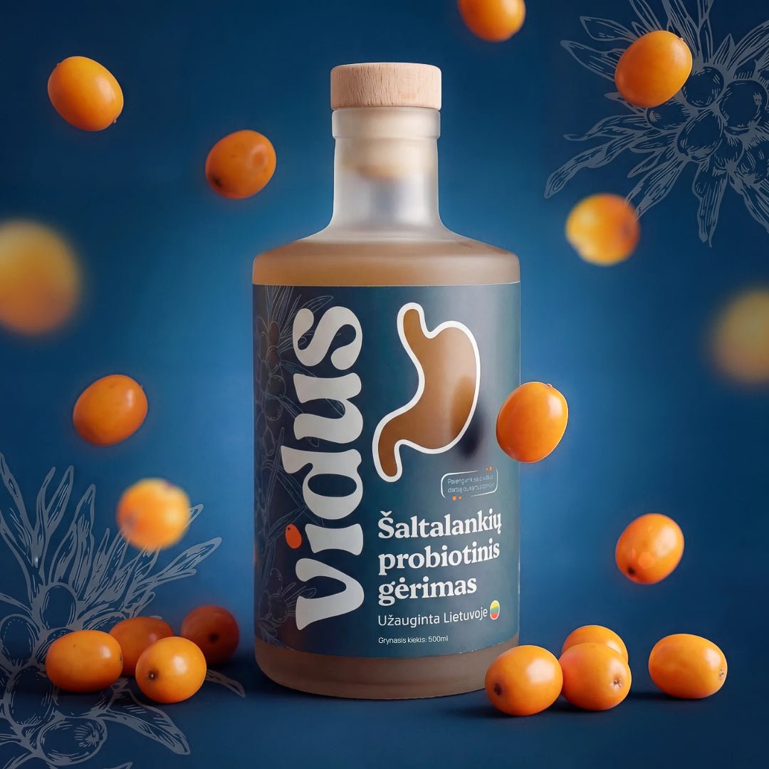 Probiotinis šaltalankių gėrimas: Virškinimui ir imunitetui - tavovidus.lt