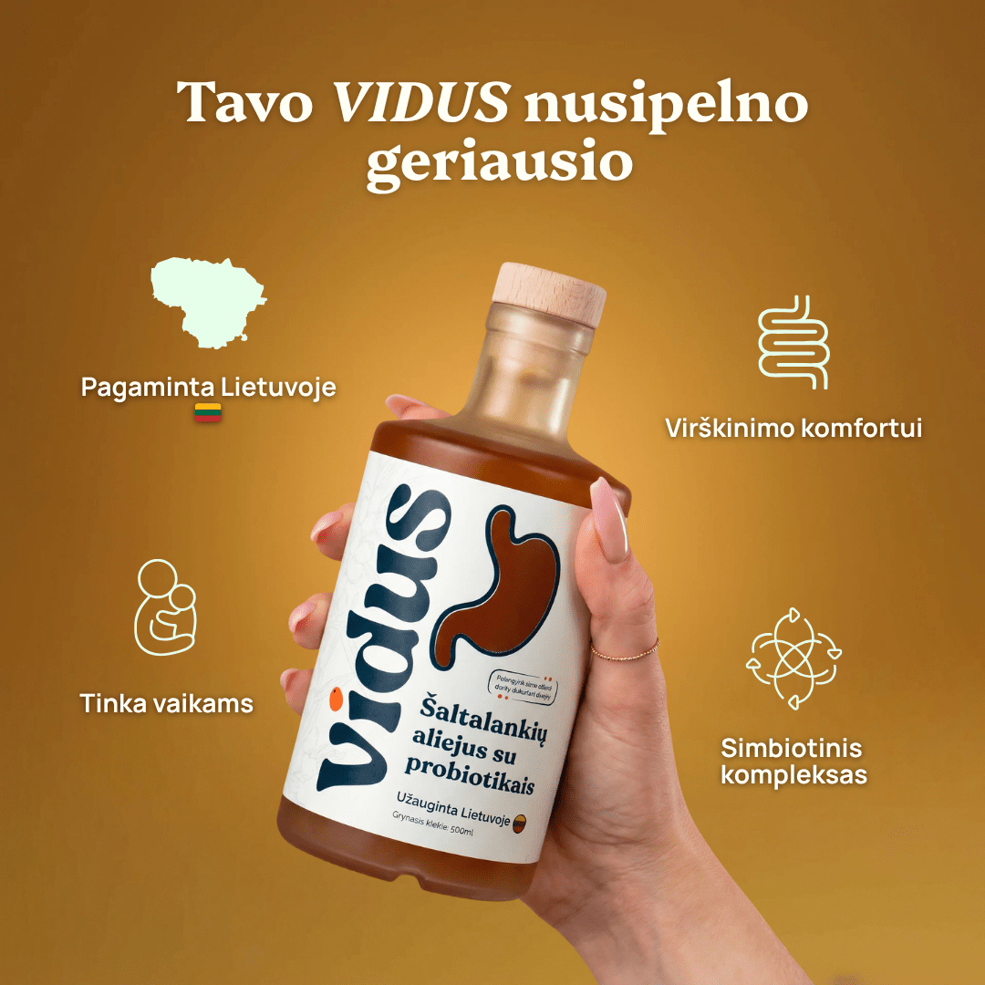 Probiotinis šaltalankių aliejus: Virškinimui ir imunitetui - tavovidus.lt