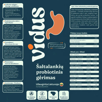 Probiotinis šaltalankių gėrimas: Virškinimui ir imunitetui - tavovidus.lt